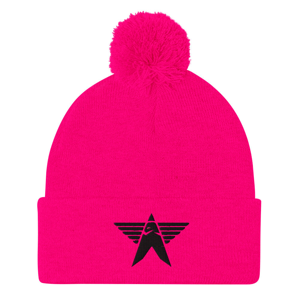 Balla Fame Logo Pom-Pom Beanie