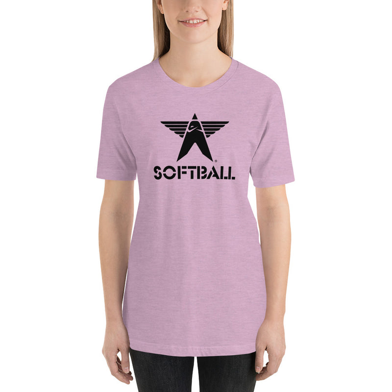 Balla Fame Logo.Softball - Unisex T-Shirt