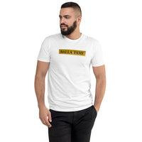 Balla Fame Logo Bar - Men's Fitted T-Shirt